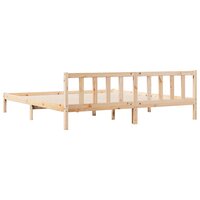 Bedframe extra lang zonder matras massief grenenhout 200x220 cm