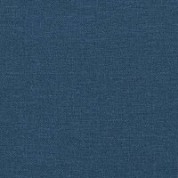 Boxspring met matras stof blauw 80x200 cm
