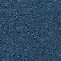 Boxspring met matras stof blauw 80x200 cm