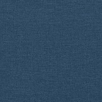 Boxspring met matras stof blauw 80x200 cm