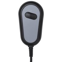 Fauteuil verstelbaar elektrisch stof bruin