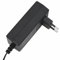 Fauteuil verstelbaar elektrisch stof bruin