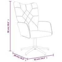 Relaxstoel met voetenbank patchwork stof