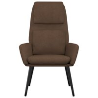 Relaxstoel stof bruin