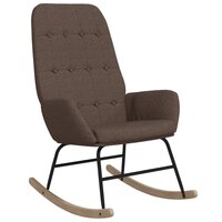 Schommelstoel stof taupe