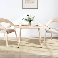 Tafelblad ovaal 110x55x2,5 cm massief grenenhout