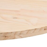 Tafelblad ovaal 110x55x2,5 cm massief grenenhout
