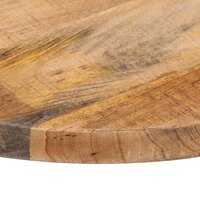 Tafelblad rond &Oslash; 50x3,8 cm massief ruw mangohout