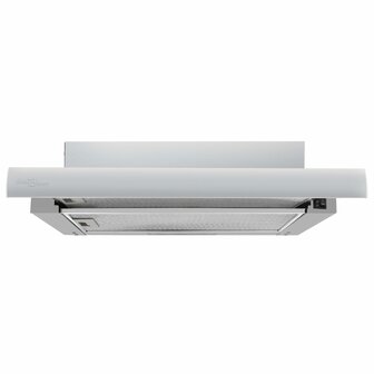 Afzuigkap inbouw slank 480 m&sup3;/u aluminium roestvrij staal