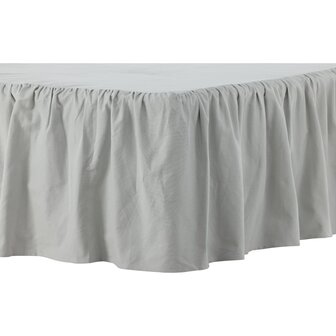 Bedrok Pixy 200x180 cm katoen lichtgrijs