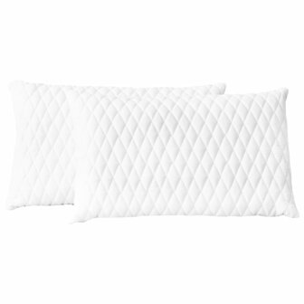 Kussens 2 st 60x40x14 cm traagschuim