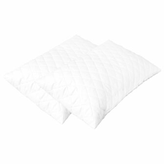 Kussens 2 st 60x40x14 cm traagschuim