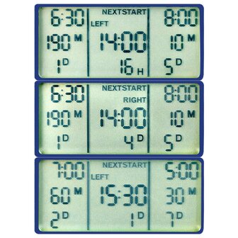 Watertimer met dubbele uitgang automatisch digitaal