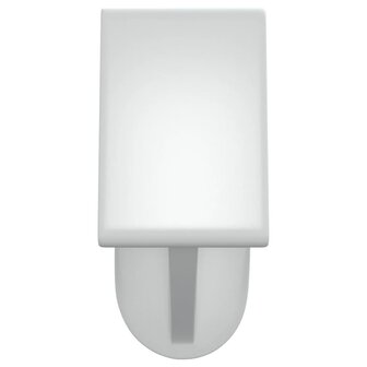 Gordijnrails 2 st 60-105 cm aluminium wit en zilverkleurig