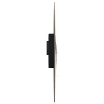 Wandklok met lichtgevende wijzerplaat en wijzers &Oslash;30 cm bruin