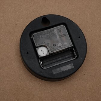 Wandklok met lichtgevende wijzerplaat en wijzers &Oslash;30 cm bruin