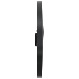 Wandklok &Oslash;35 cm ijzer en olijfhout bruin