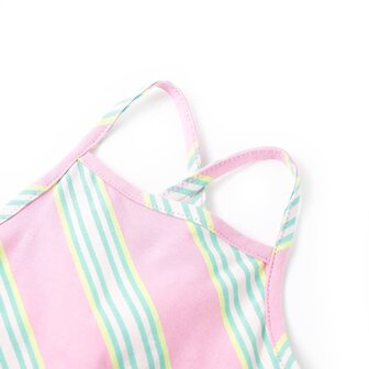 Kinderjurk zonder mouwen met trekkoord 140 roze