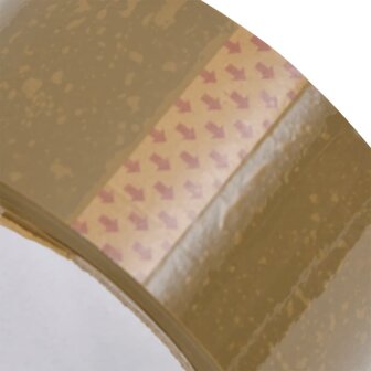 Verpakkingstapes 72 st 48 mm x 66 m bruin