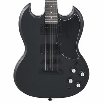 Gitaar voor beginners elektrisch met tas 4/4 39&amp;quot; zwart