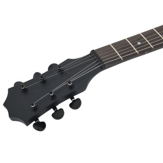 Gitaar voor beginners elektrisch met tas 4/4 39&amp;quot; zwart