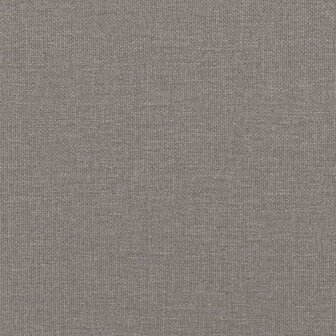 Chaise longue met kussens stof taupe