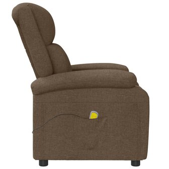 Massagestoel stof bruin