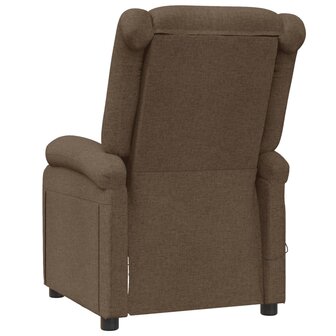 Massagestoel stof bruin