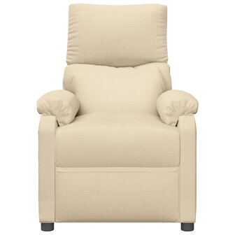 Massagestoel stof cr&egrave;mekleurig