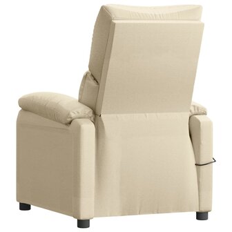 Massagestoel stof cr&egrave;mekleurig