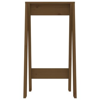 Krukken 2 st 40x40x75 cm massief grenenhout honingbruin