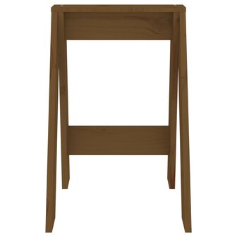 Krukken 2 st 40x40x60 cm massief grenenhout honingbruin