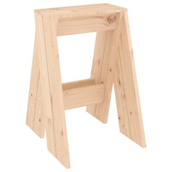 Krukken 2 st 40x40x60 cm massief grenenhout