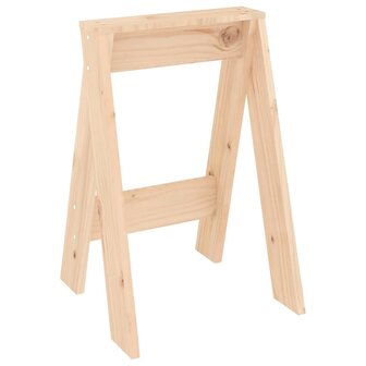 Krukken 2 st 40x40x60 cm massief grenenhout