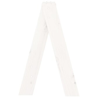 Krukken 2 st 40x40x60 cm massief grenenhout wit