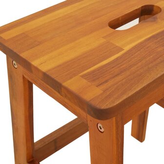 Kruk 2-staps 40x38x50 cm massief acaciahout