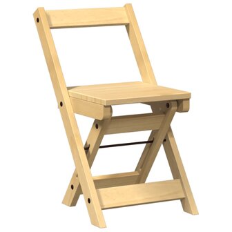 Eetkamerstoelen 4 st Corona inklapbaar grenenhout wasbruin