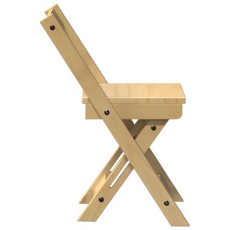 Eetkamerstoelen 4 st Corona inklapbaar grenenhout wasbruin