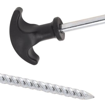 Tentharingen 12 st &Oslash;7 mm 17 cm gegalvaniseerd staal