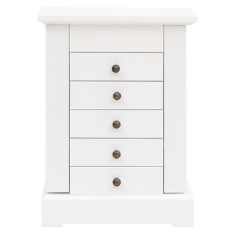 Sieradenkastje met spiegel 25x13,5x34 cm MDF