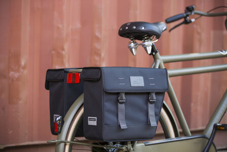 New Looxs Dubbele Fietstas Origin Hybride 33 Liter &ndash; 112.330 zwart zwart