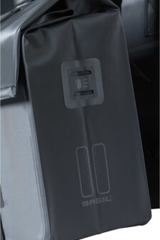 Basil Dubbele Fietstas Urban Dry 50 Liter Zwart - 17659