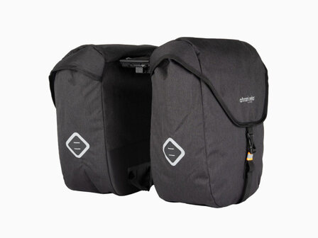 Atran Velo Zap Dubbele Fietstas Avs Adapter 25L zwart zwart