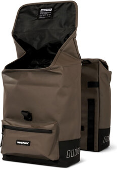 Urban Proof Cargo Gerecyclede Dubbele Fietstas 38 Liter bruin bruin