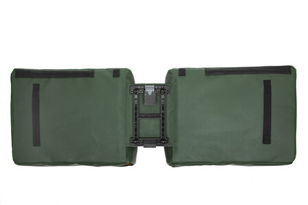 New Looxs Odense Dubbele Fietstas Mik Adapter 39 Liter Zwart