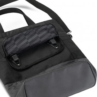 Urban Proof Fietsshopper Gerecycled Pet 20 Liter Black zwart/grijs zwart/grijs