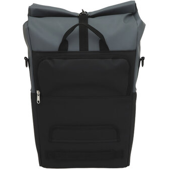 New Looxs Nyborg Enkele Tas 17L Waterdicht Zwart/ grijs grijs