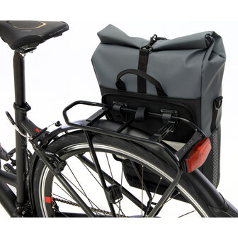 New Looxs Nyborg Enkele Tas 17L Waterdicht Zwart/ grijs grijs