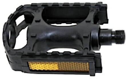 M-Wave Platformpedaal Mtb Reflector 9/16 Inch Zwart Per Set