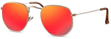 Cwi Zonnebril Unisex (Cwi2413) goud/rood goud/rood